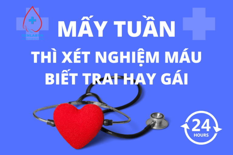 Mấy tuần thì xét nghiệm máu biết trai hay gái