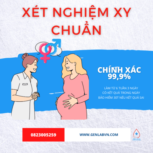 Gói xét nghiệm Xy chuẩn - xét nghiệm giới tính sớm 6 tuần